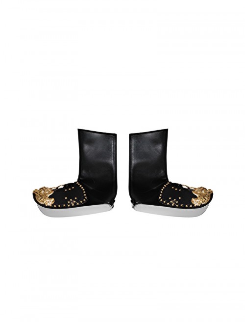 Black Myth Wukong Halloween Cosplay Erlang Shen Yang Jian Accessories Black Boots