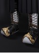 Black Myth Wukong Halloween Cosplay Erlang Shen Yang Jian Accessories Black Boots
