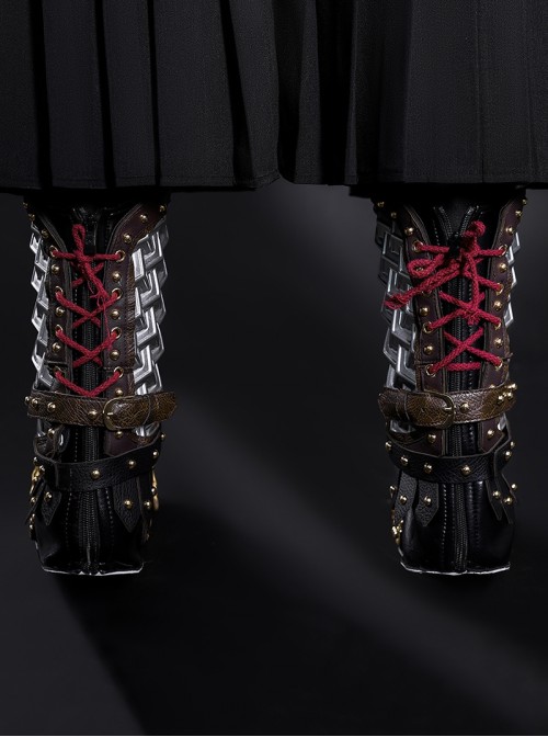 Black Myth Wukong Halloween Cosplay Erlang Shen Yang Jian Accessories Black Boots