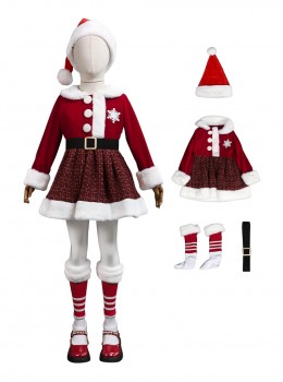 Original Christmas Series Halloween Cosplay Starry Christmas Children Version Costume Set Without Shoes