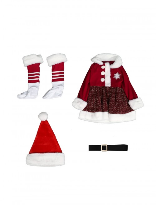 Original Christmas Series Halloween Cosplay Starry Christmas Children Version Costume Set Without Shoes