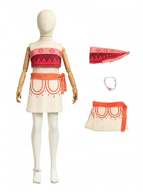 Movie Moana Halloween Cosplay Simea Moana'S Sister Costume Full Set