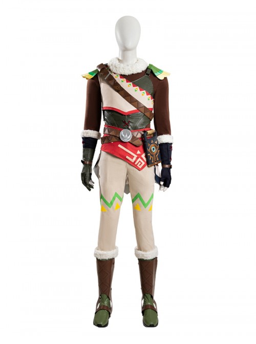 The Legend Of Zelda Tears Of The Kingdom Halloween Cosplay Link Rito Village Accessories Green Boots