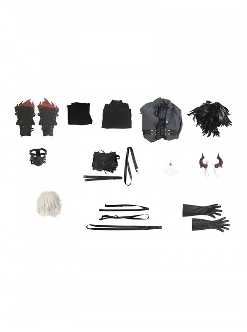 Game Final Fantasy VII Ever Crisis Halloween Cosplay Sephiroth Dark Harbinger Halloween Skins Costume Set
