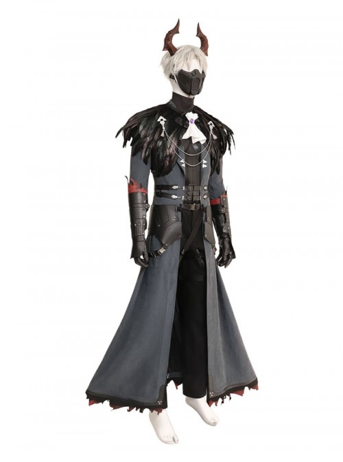 Game Final Fantasy VII Ever Crisis Halloween Cosplay Sephiroth Dark Harbinger Halloween Skins Costume Set