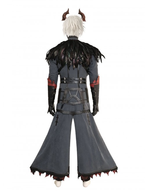 Game Final Fantasy VII Ever Crisis Halloween Cosplay Sephiroth Dark Harbinger Halloween Skins Costume Set