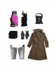 Movie Deadpool & Wolverine Halloween Cosplay Gambit Costume Set Without Shoes