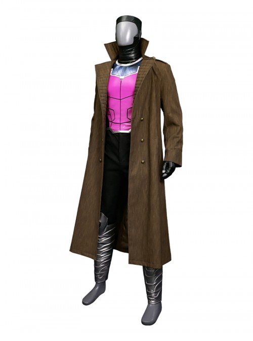 Movie Deadpool & Wolverine Halloween Cosplay Gambit Costume Set Without Shoes