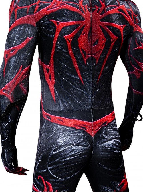 Spider Man 2 Halloween Cosplay Absolute Carnage Miles Morales Bodysuit Costume Set