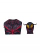 Spider Man 2 Halloween Cosplay Absolute Carnage Miles Morales Bodysuit Costume Set