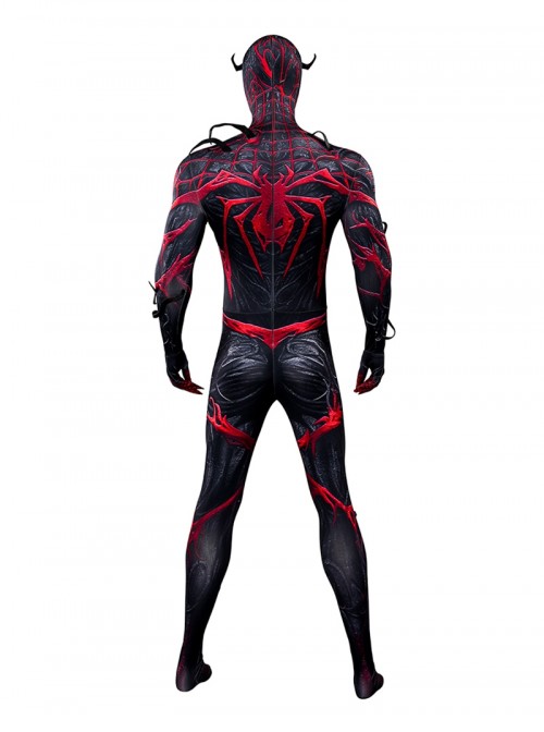 Spider Man 2 Halloween Cosplay Absolute Carnage Miles Morales Bodysuit Costume Set