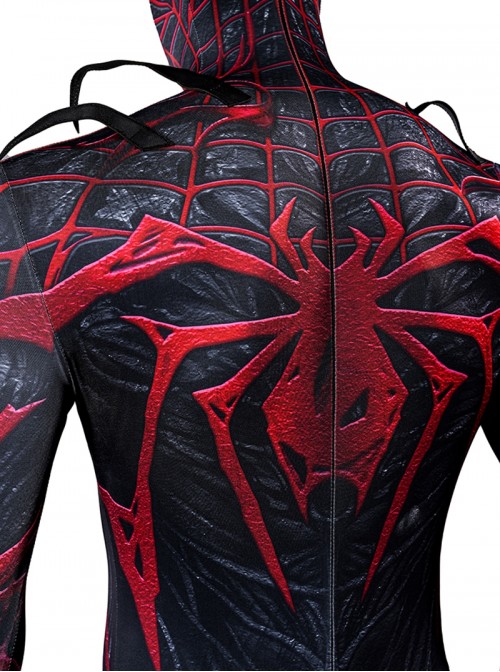 Spider Man 2 Halloween Cosplay Absolute Carnage Miles Morales Bodysuit Costume Set