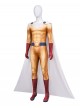 One Punch Man Season 3 Halloween Cosplay Saitama Bodysuit Costume Set Without Shoes