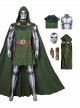 Fantastic Four Halloween Cosplay Doctor Doom Victor von Doom Costume Set Without Shoes