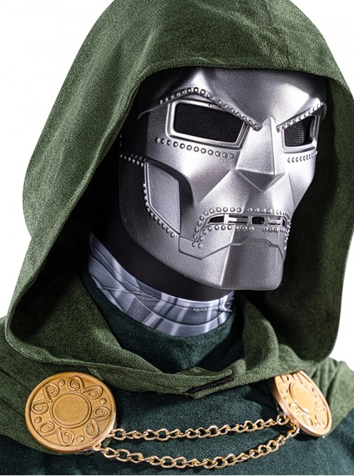 Fantastic Four Halloween Cosplay Doctor Doom Victor von Doom Costume Set Without Shoes