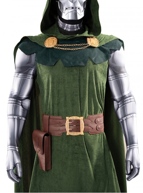 Fantastic Four Halloween Cosplay Doctor Doom Victor von Doom Costume Set Without Shoes