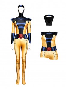 X-Men '97 Halloween Cosplay Phoenix Jean Grey Bodysuit Costume Set Without Shoes