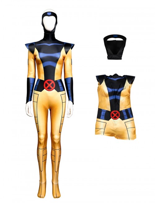 X-Men '97 Halloween Cosplay Phoenix Jean Grey Bodysuit Costume Set Without Shoes