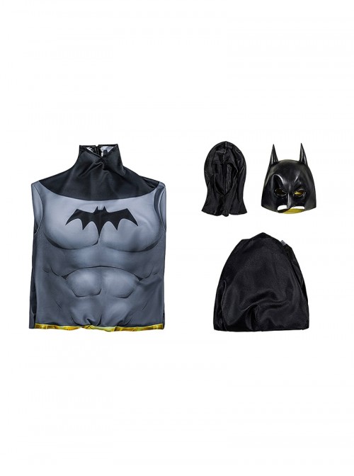 Anime Movie Batman Caped Crusader Halloween Cosplay Batman Bodysuit Costume Set