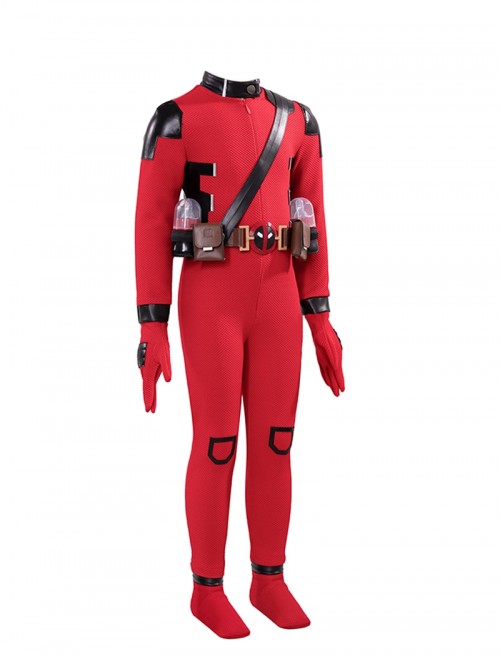 Movie Deadpool & Wolverine Halloween Cosplay Baby Deadpool Costume Set Without Helmet And Knif