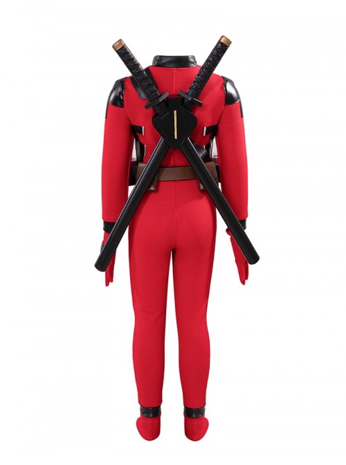 Movie Deadpool & Wolverine Halloween Cosplay Baby Deadpool Costume Set Without Helmet And Knif