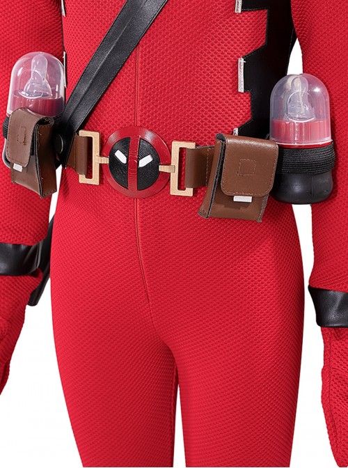 Movie Deadpool & Wolverine Halloween Cosplay Baby Deadpool Costume Set Without Helmet And Knif