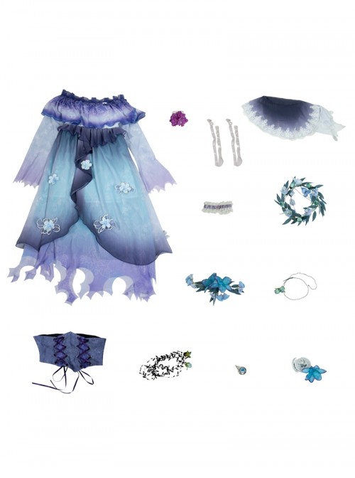Game Identity V Halloween Cosplay Melly Plinius Entomologist New Skin Ghost Candle Costume Full Set