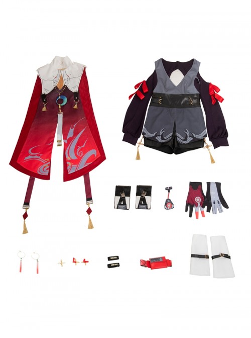 Game Wuthering Waves Halloween Cosplay Danjin Costume Full Set