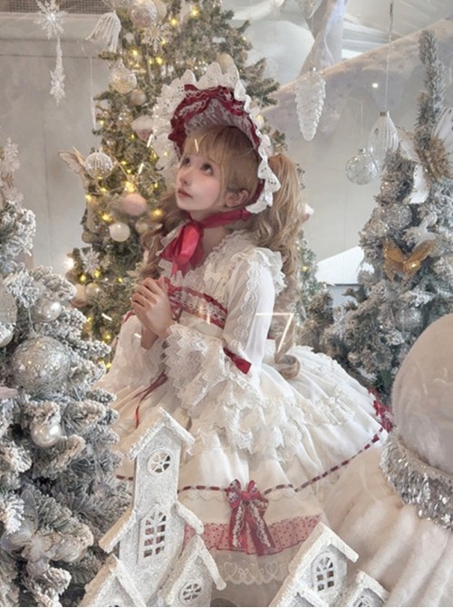 Berry Futa Tata Series Sweet Lolita White Princess Exquisite Ruffle Bell Sleeves Gorgeous Blouse