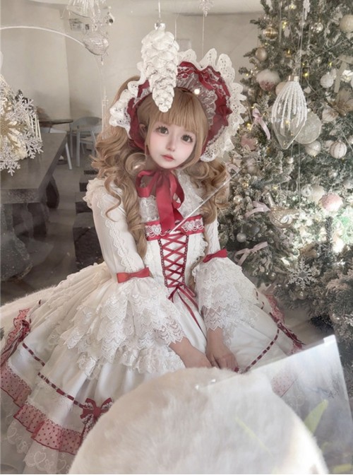 Berry Futa Tata Series Sweet Lolita White Princess Exquisite Ruffle Bell Sleeves Gorgeous Blouse