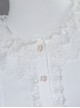 Berry Futa Tata Series Sweet Lolita White Princess Exquisite Ruffle Bell Sleeves Gorgeous Blouse