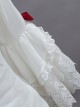 Berry Futa Tata Series Sweet Lolita White Princess Exquisite Ruffle Bell Sleeves Gorgeous Blouse