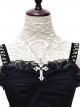 Handmade Gothic Lolita Punk Cosplay Silver Cross Pendant Necklace Clavicle Chain