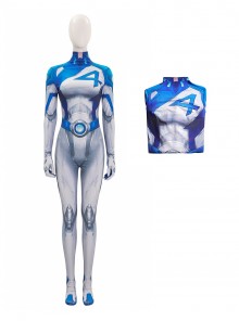 Game Marvel Halloween Cosplay Rivals Invisible Woman Bodysuit Costume Set