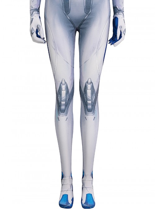 Game Marvel Halloween Cosplay Rivals Invisible Woman Bodysuit Costume Set