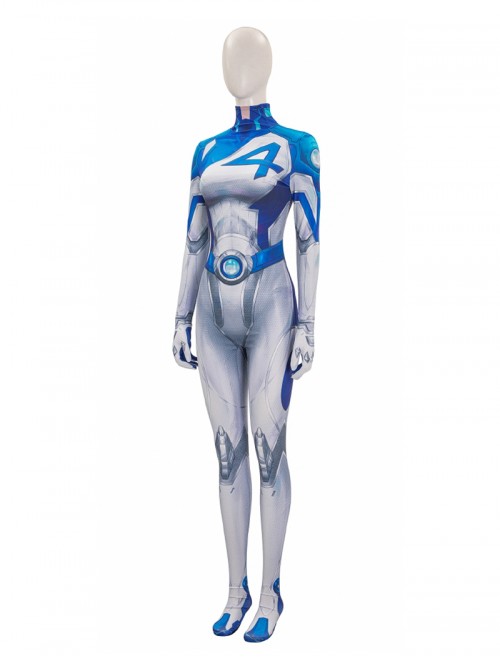 Game Marvel Halloween Cosplay Rivals Invisible Woman Bodysuit Costume Set