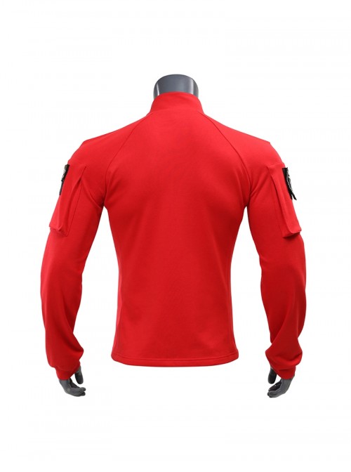 Captain America 4 New World Order Halloween Cosplay Captain America Red Sweatshirt Costume Set