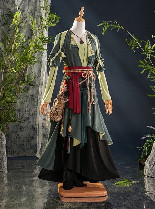 Game Where Winds Meet Halloween Cosplay Ying Ying Costume Full Set
