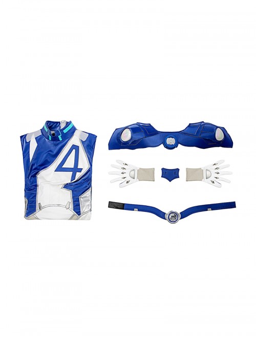 Game Marvel Rivals Halloween Cosplay Invisible Woman Costume Set Without Shoes