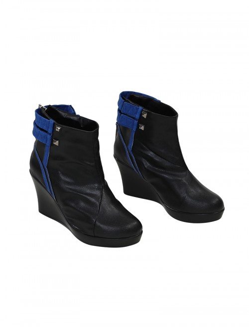 Game Marvel Rivals Halloween Cosplay Seol Hee Accessories Black High Heels
