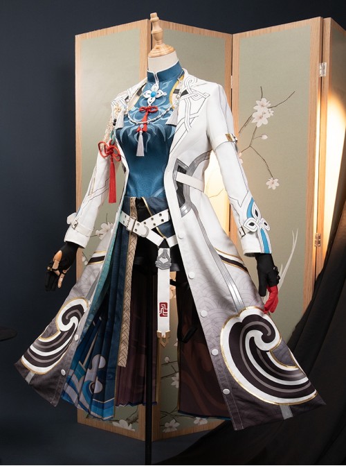 Game Honkai Star Rail Halloween Cosplay Feixiao Costume Full Set
