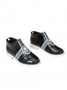 Game Honkai Star Rail Halloween Cosplay Sunday Accessories Black Leather Shoes