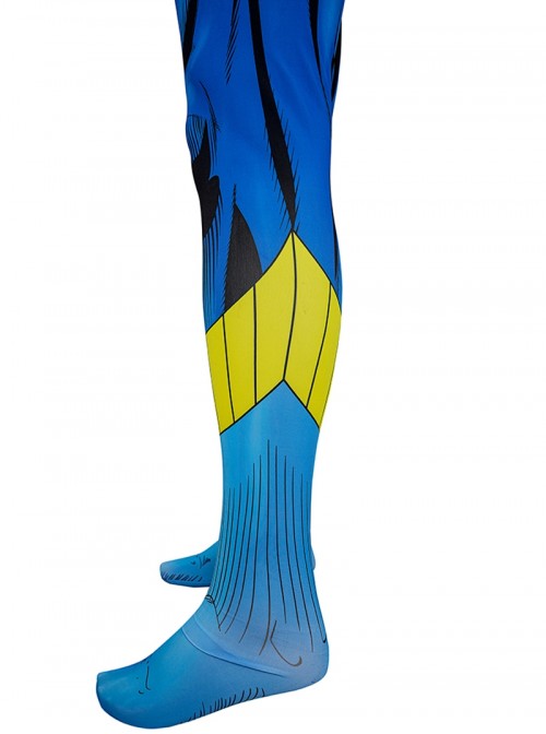 Anime New Titans Halloween Cosplay Nightwing Bodysuit Costume Set