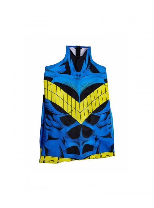 Anime New Titans Halloween Cosplay Nightwing Bodysuit Costume Set