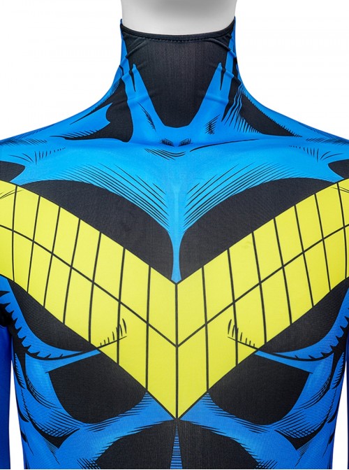 Anime New Titans Halloween Cosplay Nightwing Bodysuit Costume Set