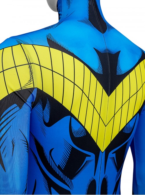 Anime New Titans Halloween Cosplay Nightwing Bodysuit Costume Set