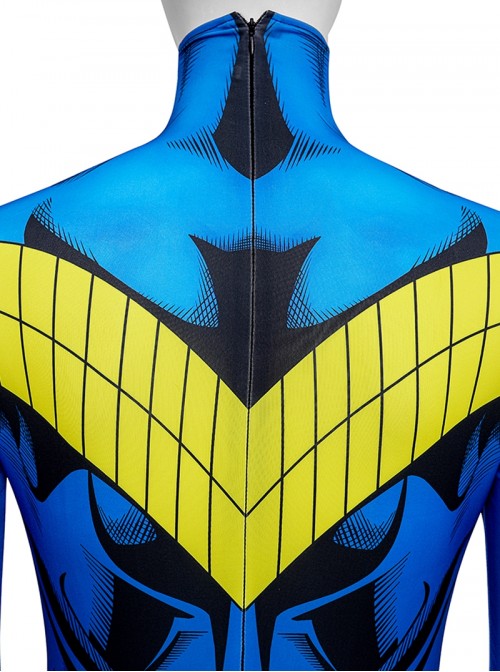 Anime New Titans Halloween Cosplay Nightwing Bodysuit Costume Set