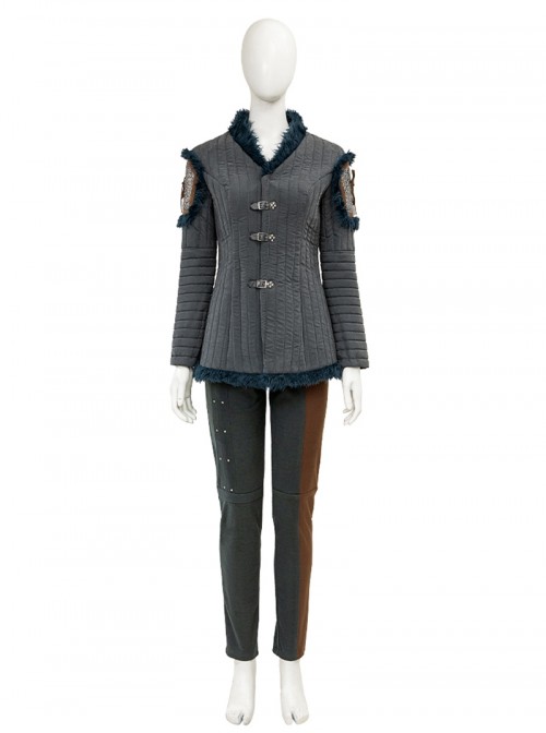 Games The Witcher 4 Halloween Cosplay Ciri Costume Set Without Shoes And Sword