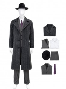 Live Action TV Series Spider-Noir‎ Halloween Cosplay Spider Man Costume Set Without Shoes