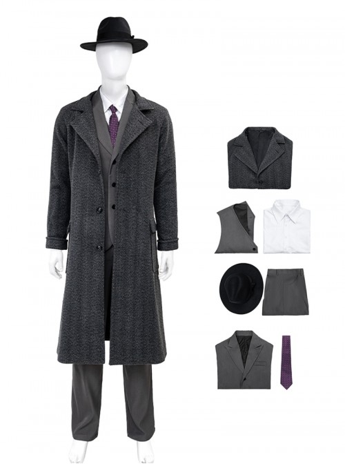 Live Action TV Series Spider-Noir‎ Halloween Cosplay Spider Man Costume Set Without Shoes